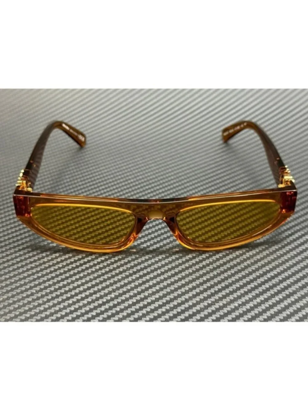 New Miu Miu Women Caramel Transparent Sunglasses 56-19-140